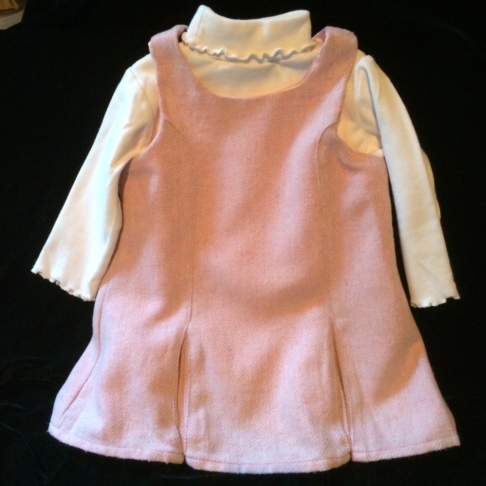 Kenneth Cole Pink Wool Blend Dress & Turtleneck
